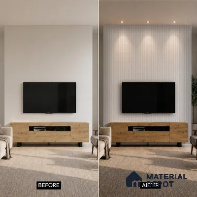 Dove Grey Stone Look PN 06089 9.5 ft x 4.6 inch Charcoal Panel - 8 mm | Suitable for Feature Wall, TV Unit & Living Room | Width is Subjected to 5% Variation