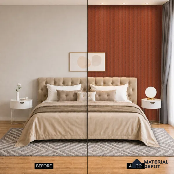 Wooden Look PN 07055 9.5 ft x 4.9 inch Charcoal Panel - 8 mm | Suitable for Feature Wall, TV Unit & Living Room | Width is Subjected to 5% Variation