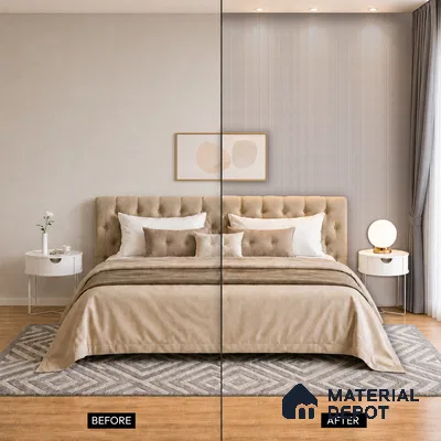 Cloud Grey Stone Look PN 07594 9.5 ft x 4.9 inch Charcoal Panel - 12 mm | Suitable for Feature Wall, TV Unit & Living Room | Width is Subjected to 5% Variation