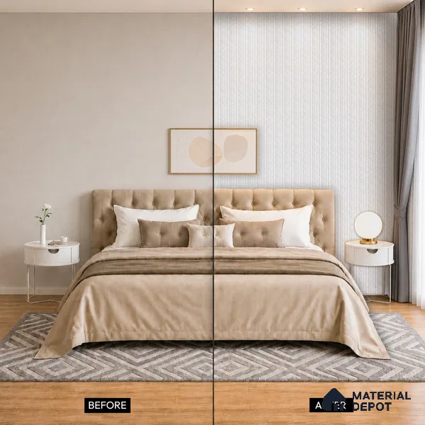 Dove Grey Cement Look PN 07606 9.5 ft x 4.9 inch Charcoal Panel - 12 mm | Suitable for Feature Wall, TV Unit & Living Room | Width is Subjected to 5% Variation