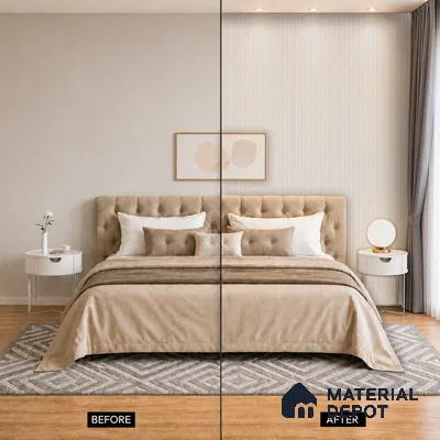 Light Grey Stone Look PN 07607 9.5 ft x 4.9 inch Charcoal Panel - 12 mm | Suitable for Feature Wall, TV Unit & Living Room | Width is Subjected to 5% Variation