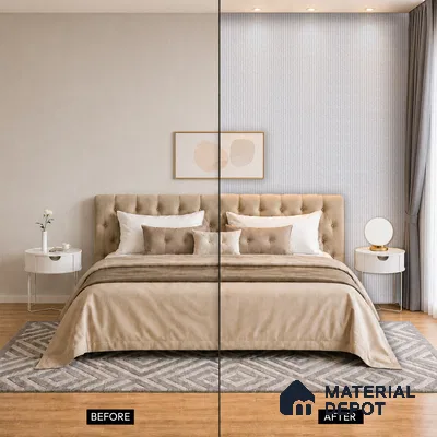 Light Grey Cement Look PN 07608 9.5 ft x 4.9 inch Charcoal Panel - 12 mm | Suitable for Feature Wall, TV Unit & Living Room | Width is Subjected to 5% Variation