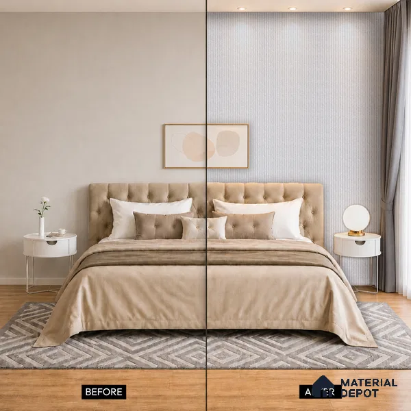 Light Grey Cement Look PN 07608 9.5 ft x 4.9 inch Charcoal Panel - 12 mm | Suitable for Feature Wall, TV Unit & Living Room | Width is Subjected to 5% Variation