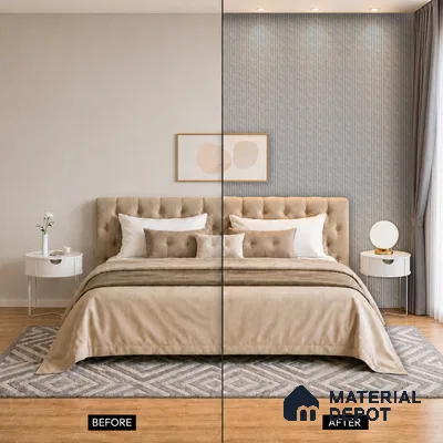 Mist Grey Stone Look PN 07609 9.5 ft x 4.9 inch Charcoal Panel - 12 mm | Suitable for Feature Wall, TV Unit & Living Room | Width is Subjected to 5% Variation