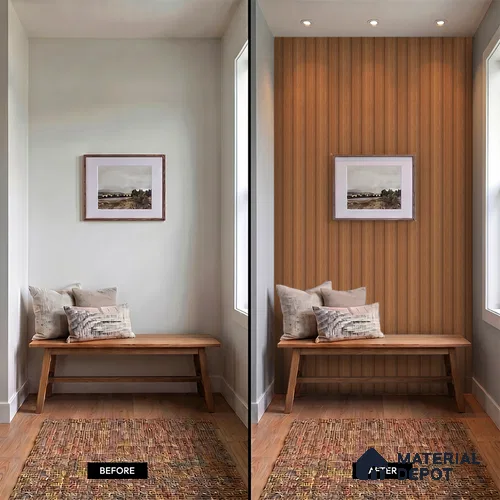 Wooden Look PN 07696 9.1 ft x 4.9 inch Charcoal Panel - 12 mm | Suitable for Living Room, Bedroom & TV Cabinet | Width is Subjected to 5% Variation