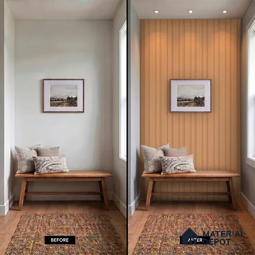 Wooden Look PN 07699 9.1 ft x 4.9 inch Charcoal Panel - 12 mm | Suitable for Living Room, Bedroom & TV Cabinet | Width is Subjected to 5% Variation