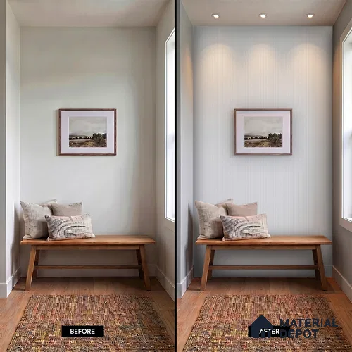 Ivory Pearl Plain Colour Look PN 00623 8 ft x 4 inch Charcoal Panel - 11 mm | Suitable for Feature Wall, TV Unit & Living Room | Width is Subjected to 5% Variation
