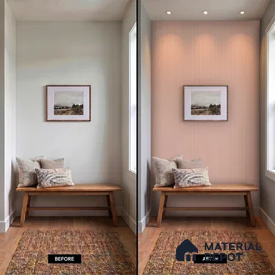 Apricot Plain Colour Look PN 00625 8 ft x 4 inch Charcoal Panel - 11 mm | Suitable for Feature Wall, TV Unit & Living Room | Width is Subjected to 5% Variation