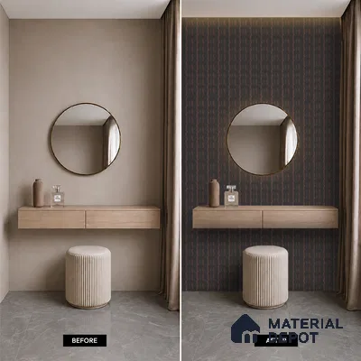 Wooden Look PN 00655 8 ft x 4.8 inch Charcoal Panel - 11 mm | Suitable for Feature Wall, TV Unit & Living Room | Width is Subjected to 5% Variation