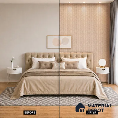 Mocha Brown Stone Look PN 06942 8 ft x 6 inch Charcoal Panel - 6 mm | Suitable for Living Room, Bedroom & TV Cabinet | Width is Subjected to 5% Variation