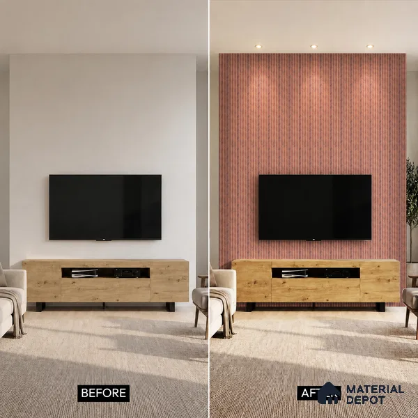 Wooden Look PN 07042 9.5 ft x 7.8 inch Charcoal Panel - 6 mm | Suitable for Feature Wall, TV Unit & Living Room | Width is Subjected to 5% Variation