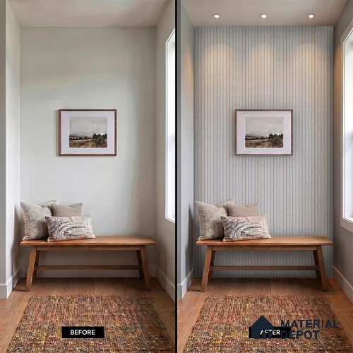 Dove Grey Patterned Look PN 07047 9.5 ft x 7.8 inch Charcoal Panel - 6 mm | Suitable for Feature Wall, TV Unit & Living Room | Width is Subjected to 5% Variation