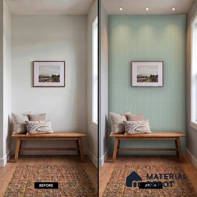 Ash Grey Patterned Look PN 07074 9.5 ft x 4.9 inch Charcoal Panel - 10 mm | Suitable for Feature Wall, TV Unit & Living Room | Width is Subjected to 5% Variation