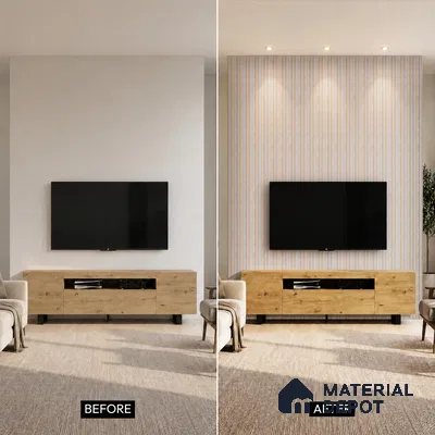 Cloud Grey Stone Look PN 07121 9.5 ft x 6 inch Charcoal Panel - 6 mm | Suitable for Feature Wall, TV Unit & Living Room | Width is Subjected to 5% Variation