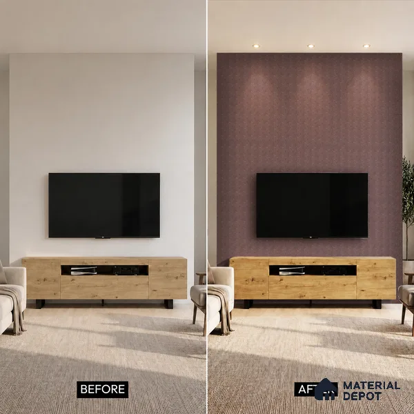Wooden Look PN 07135 9.5 ft x 6 inch Charcoal Panel - 6 mm | Suitable for Feature Wall, TV Unit & Living Room | Width is Subjected to 5% Variation