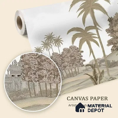 H900812 Jaisalmer, Indian Theme Wall Wallpaper, Customised Sukoon Series Canvas Nature Design (Customised Size Wallpaper)
