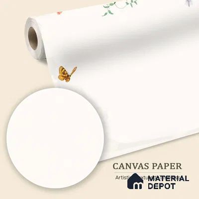 Unique Hanging Floral and Bird Customized Floral Wallpaper - Canvas