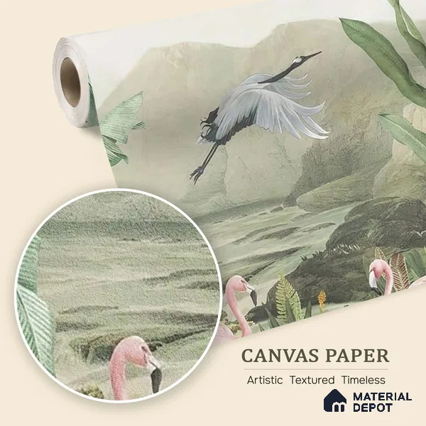 Tropical Jungle Themed Canvas (Customised Wallpaper)