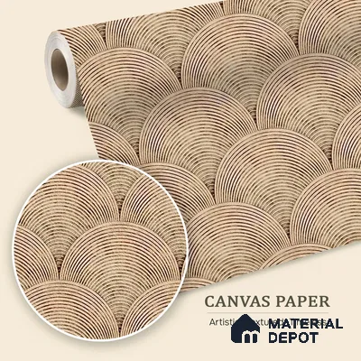 Sandy Arches Abstract Modern Theme Geometric for Rooms Canvas (Customised Wallpaper)