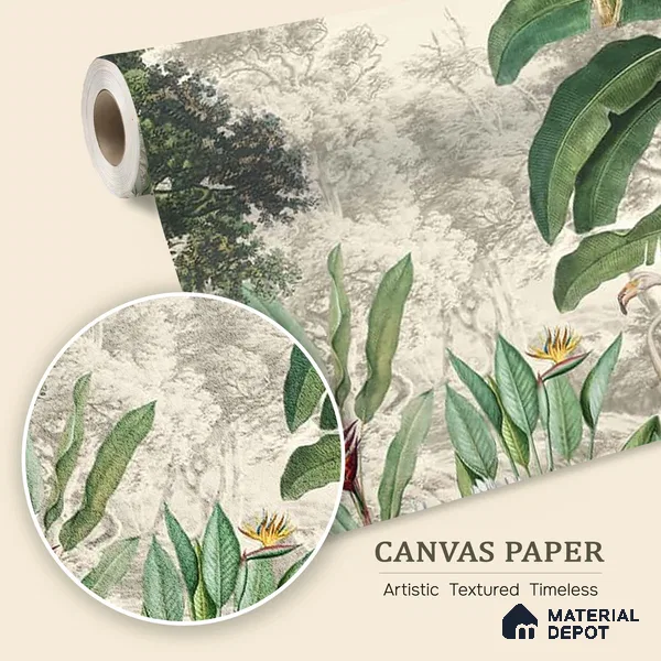 Jhurmut- Tropical Theme Designer Canvas (Customised Wallpaper)