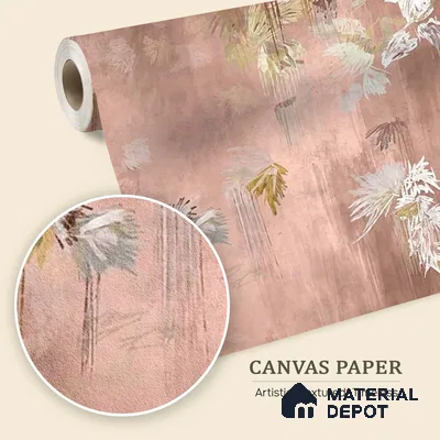 Worth it - Abstract Canvas Customized Wallpaper Design for Walls, Pink