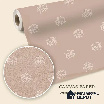 Divine Glow: Beautiful Beige Pichwai Canvas Wallpaper for Pooja Room, Customised