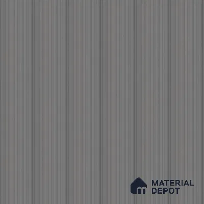 Grey Plain Colour Louver PN 00626 8 ft x 4 inch Charcoal Panel - 11 mm | Suitable for Feature Wall, TV Unit & Living Room | Width is Subjected to 5% Variation