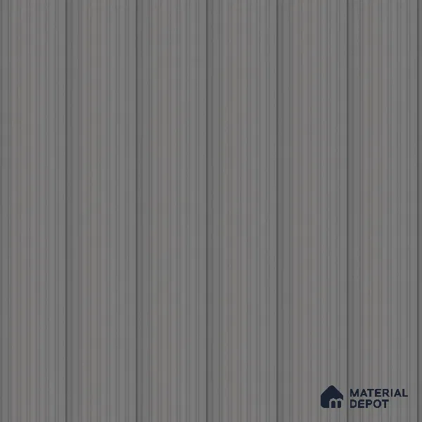 Grey Plain Colour Louver PN 00626 8 ft x 4 inch Charcoal Panel - 11 mm | Suitable for Feature Wall, TV Unit & Living Room | Width is Subjected to 5% Variation