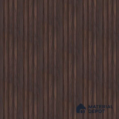 Wooden Look PN 00642 8 ft x 4.8 inch Charcoal Panel - 11 mm | Suitable for Feature Wall, TV Unit & Living Room | Width is Subjected to 5% Variation