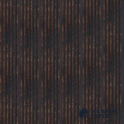 Wooden Look PN 00649 8 ft x 4.8 inch Charcoal Panel - 11 mm | Suitable for Feature Wall, TV Unit & Living Room | Width is Subjected to 5% Variation