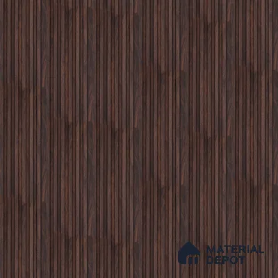 Wooden Look PN 00651 8 ft x 4.8 inch Charcoal Panel - 11 mm | Suitable for Feature Wall, TV Unit & Living Room | Width is Subjected to 5% Variation