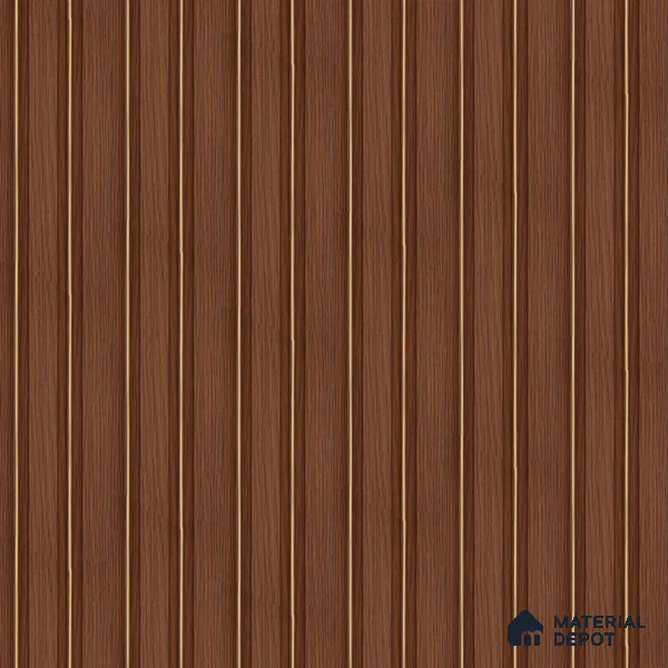 Wooden Look PN 00671 9.5 ft x 4.8 inch Charcoal Panel - 11 mm | Suitable for Feature Wall, TV Unit & Living Room | Width is Subjected to 5% Variation