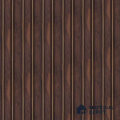 Wooden Look PN 00673 9.5 ft x 4.8 inch Charcoal Panel - 11 mm | Suitable for Feature Wall, TV Unit & Living Room | Width is Subjected to 5% Variation