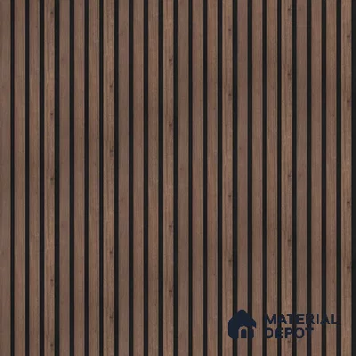 Wooden Look PN 05547 8 ft x 6 inch Charcoal Panel - 7 mm | Suitable for Feature Wall, TV Unit & Living Room | Width is Subjected to 5% Variation