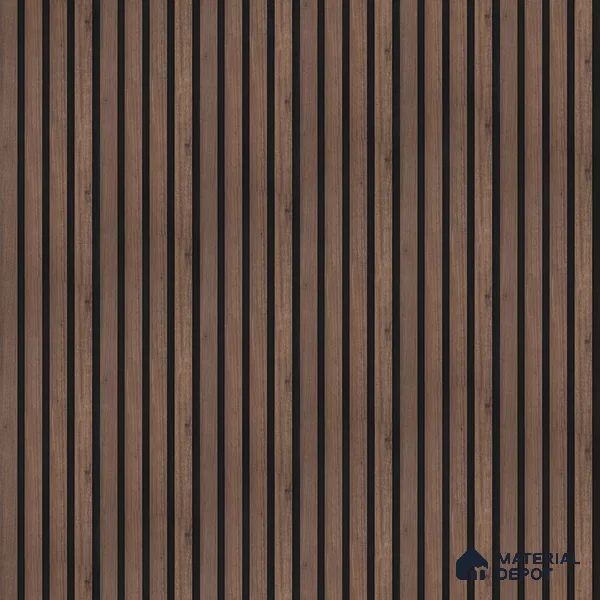 Wooden Look PN 05547 8 ft x 6 inch Charcoal Panel - 7 mm | Suitable for Feature Wall, TV Unit & Living Room | Width is Subjected to 5% Variation