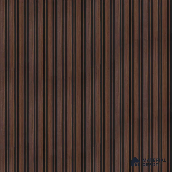 Wooden Look PN 05551 8 ft x 6 inch Charcoal Panel - 7 mm | Suitable for Feature Wall, TV Unit & Living Room | Width is Subjected to 5% Variation