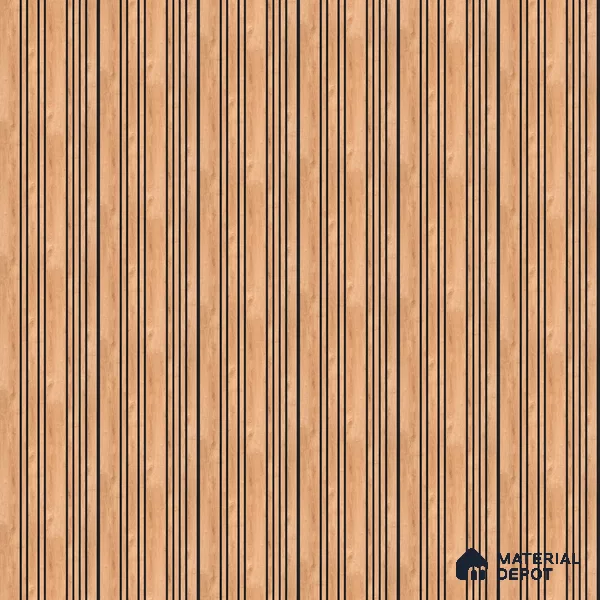 Wooden Look PN 05557 9.5 ft x 12 inch Charcoal Panel - 6 mm | Suitable for Feature Wall, TV Unit & Living Room | Width is Subjected to 5% Variation