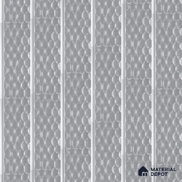Cloud Grey Metallic Look PN 06073 9.5 ft x 4.7 inch Charcoal Panel - 7 mm | Suitable for Feature Wall, TV Unit & Living Room | Width is Subjected to 5% Variation