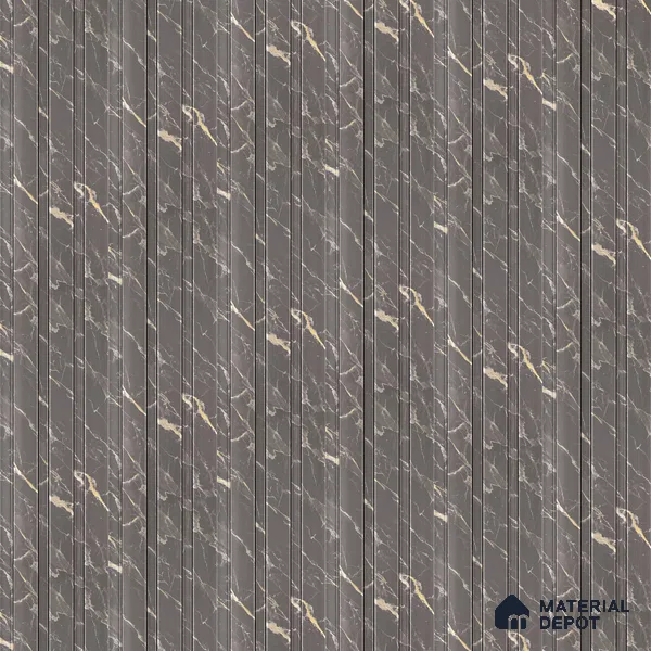 Mid Grey Marble Look PN 06087 9.5 ft x 4.6 inch Charcoal Panel - 8 mm | Suitable for Feature Wall, TV Unit & Living Room | Width is Subjected to 5% Variation