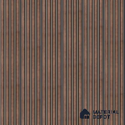 PN 06806 8 ft x 5 inch Charcoal Louvers/Panels - 12 mm