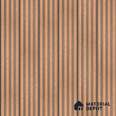 PN 06807 8 ft x 5 inch Charcoal Louvers/Panels - 12 mm