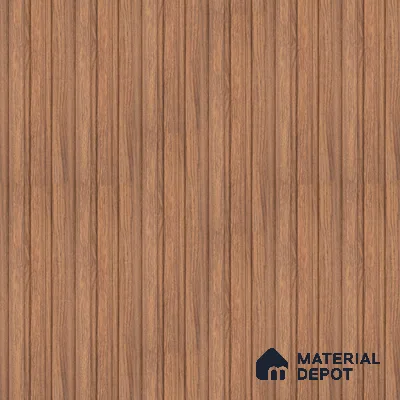 PN 06840 9.2 ft x 5 inch Charcoal Louvers/Panels - 12 mm