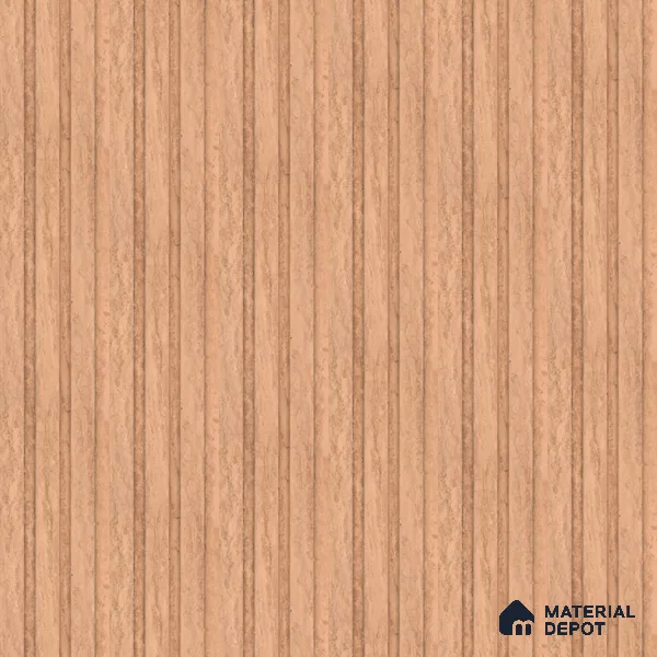 PN 06848 9.2 ft x 5 inch Charcoal Louvers/Panels - 12 mm
