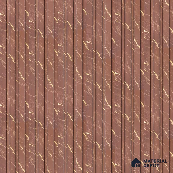 Mocha Brown Marble Look PN 06850 9.2 ft x 4.9 inch Charcoal Panel - 12 mm | Suitable for Living Room, Bedroom & TV Cabinet | Width is Subjected to 5% Variation