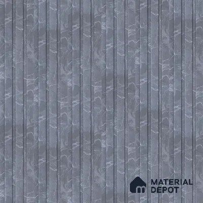 PN 06852 9.2 ft x 5 inch Charcoal Louvers/Panels - 12 mm