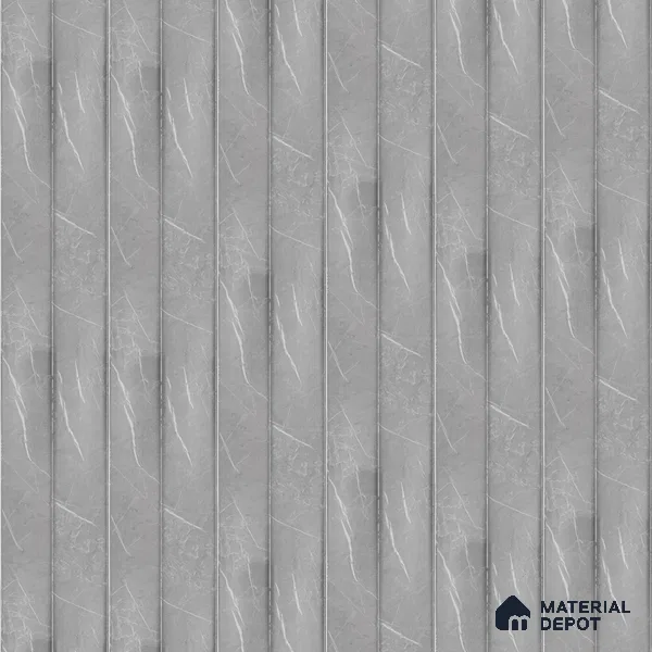 PN 06854 9.2 ft x 7.87 inch Charcoal Louvers/Panels - 16 mm