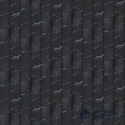 PN 06855 9.2 ft x 7.87 inch Charcoal Louvers/Panels - 16 mm