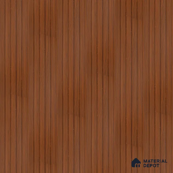 PN 06949 8 ft x 6 inch Charcoal Louvers/Panels - 6 mm