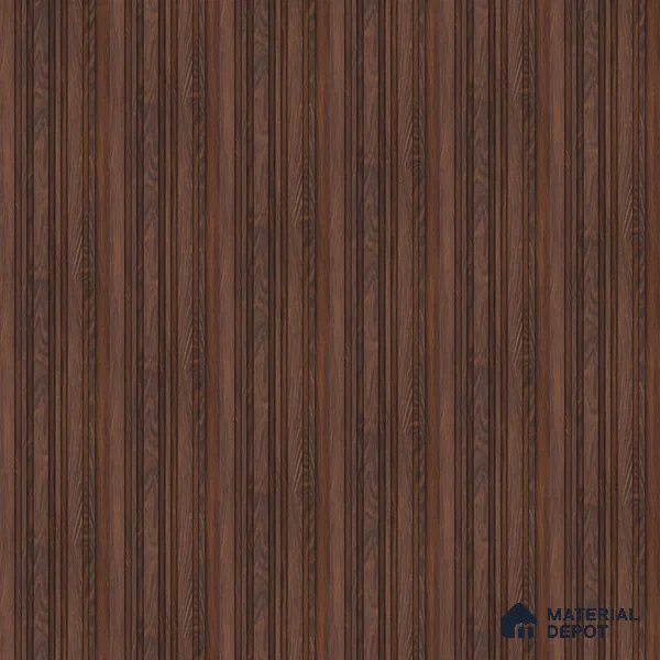 Wooden Look PN 07052 9.5 ft x 4.9 inch Charcoal Panel - 8 mm | Suitable for Feature Wall, TV Unit & Living Room | Width is Subjected to 5% Variation