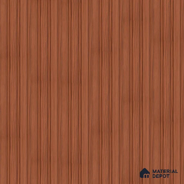 Brown Wooden Look Charcoal Louver/Panel 9.5 ft x 4.6 inch - 8 mm | Ideal for Feature Wall, Living Room, Bedroom, Home, TV Unit | PN 07058
